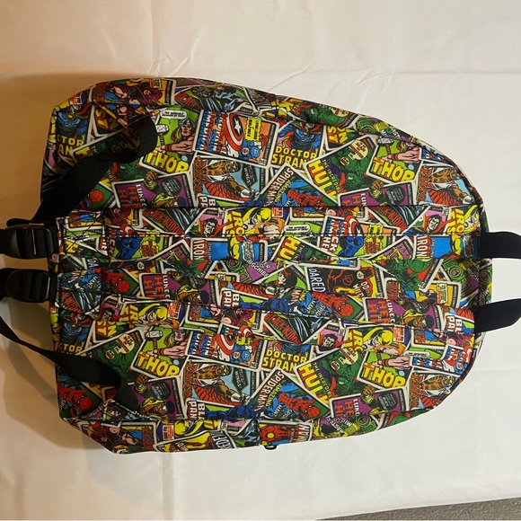 Marvel Multicolor Comic Collage Backpack - Picture 6 of 6